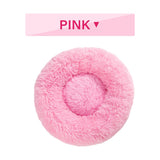 Calming Fluffy Donut Dog Bed