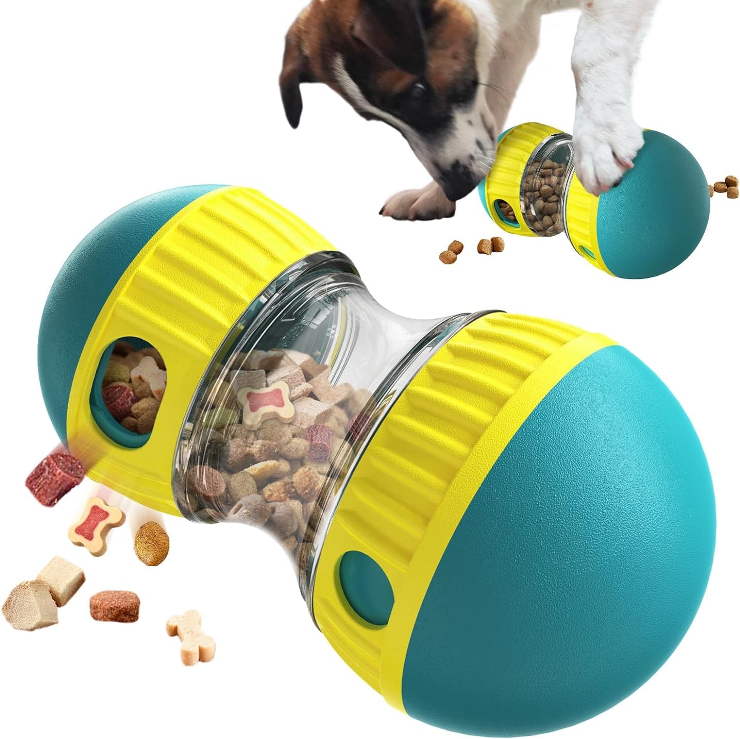 Premium Dog Puzzle Ball – Adjustable Treat Dispenser for Slow Feeding & Mental Stimulation (Green)