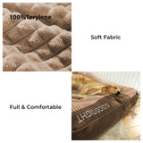 Large Thick Scratch-Resistant Spine Protection Dog Cushion Bed