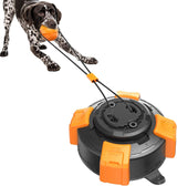 Interactive Tug of War Dog Toy – Heavy-Duty Suction Cup for Medium & Large Dogs (Black & Orange)