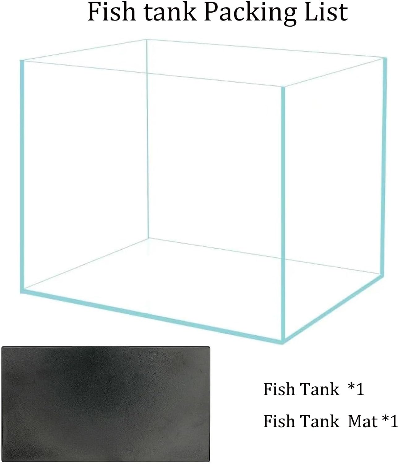 5 Gallon Glass Aquarium Tank for Betta Fish, Shrimp, Snails & Aquatic Plants