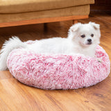 Calming Fluffy Donut Dog Bed