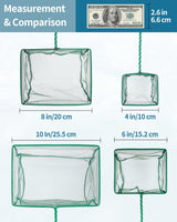 Heavy-Duty Aquarium Fish Net with Soft Fine Mesh for Aquariums, Koi Ponds & Pools