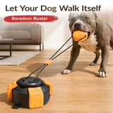 Interactive Tug of War Dog Toy – Heavy-Duty Suction Cup for Medium & Large Dogs (Black & Orange)