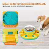 2-Level Interactive Dog Puzzle Toy – Slow Feeder Treat Dispenser for Mental Enrichment & IQ Training