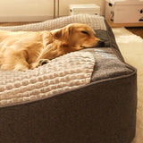 Large Thick Scratch-Resistant Spine Protection Dog Cushion Bed