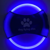 LED Glow Dog Frisbee ? Rechargeable Flying Disc for Interactive Night Play & Outdoor Fetch