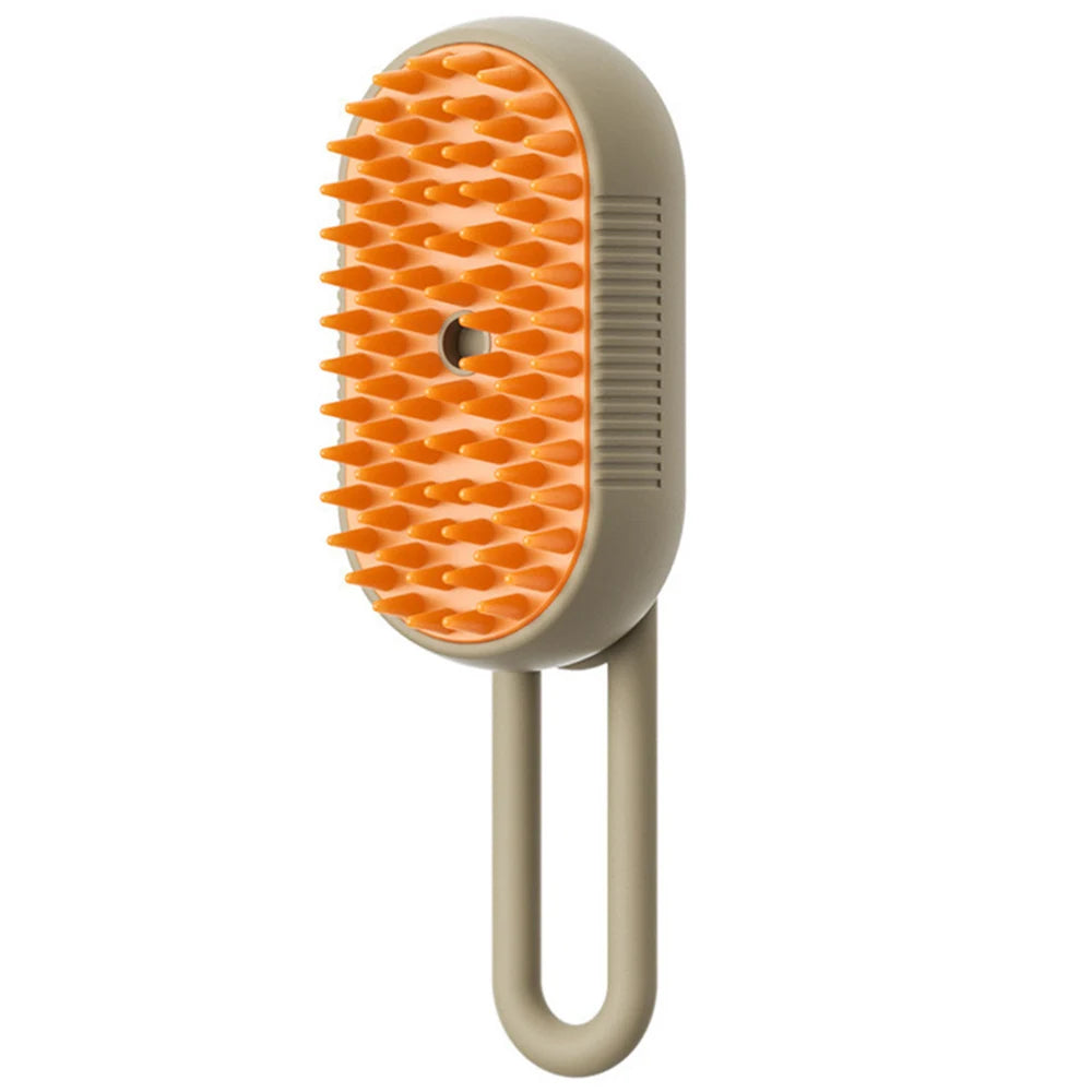 3-in-1 Electric Pet Steam Brush – Self-Cleaning Grooming & Deshedding Comb for Cats & Dogs