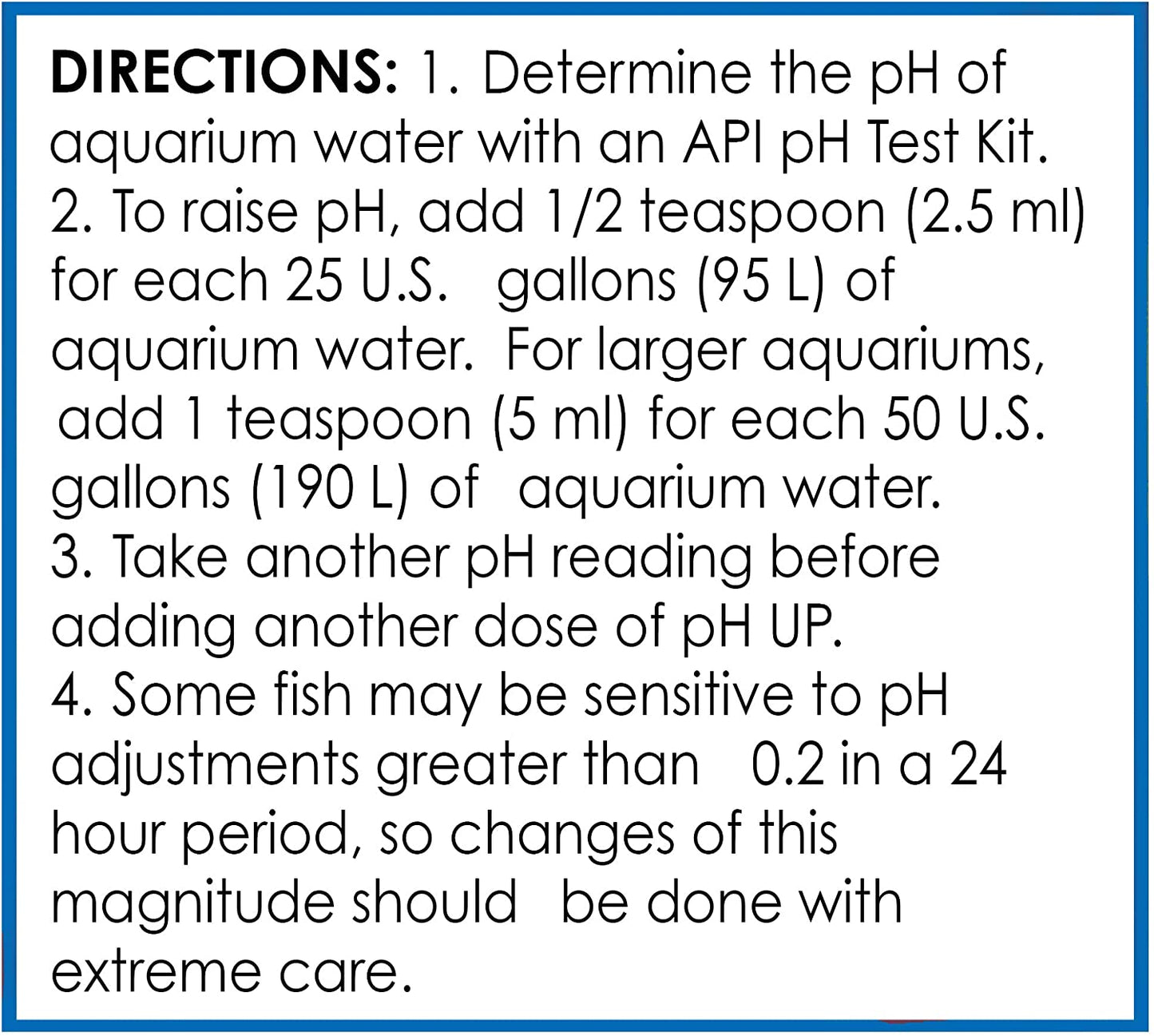 Aquarium pH Up Solution for Freshwater Tanks – 16 oz