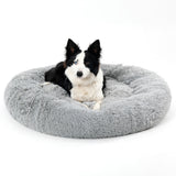 Calming Fluffy Donut Dog Bed
