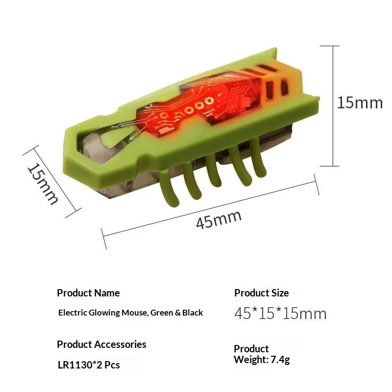 Mini Electric Bug Pet Dog Cat Toy Interactive Cute Ladybird Beetle Animal Shape Cat Toys Walking Insect Cat Playing Supplies