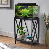 Metal Aquarium Stand + 20 Gallon Wood