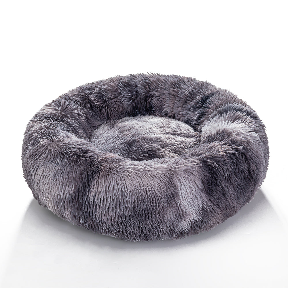 Calming Fluffy Donut Dog Bed