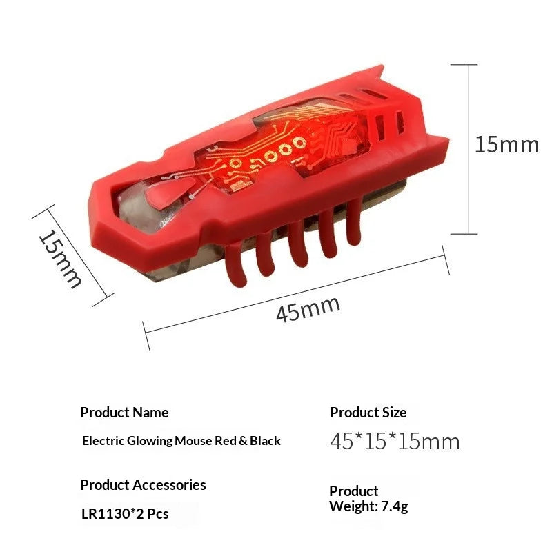 Mini Electric Bug Pet Dog Cat Toy Interactive Cute Ladybird Beetle Animal Shape Cat Toys Walking Insect Cat Playing Supplies