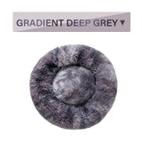 Calming Fluffy Donut Dog Bed